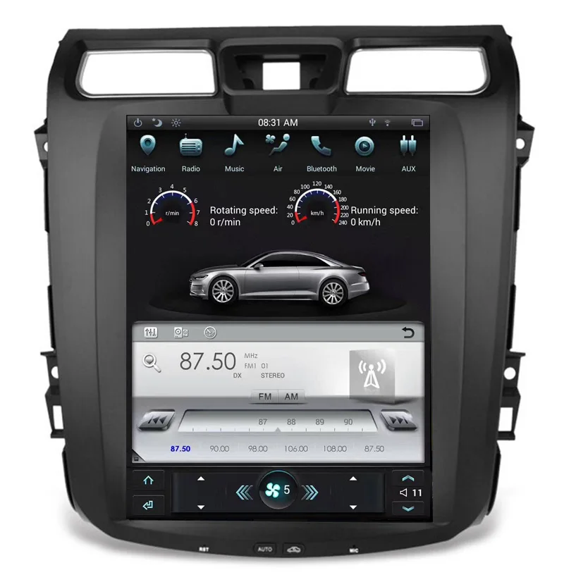 Автомагнитола Tesla с вертикальным экраном Android 6 0 DVD GPS навигацией для Nissan Altima/Teana 2013