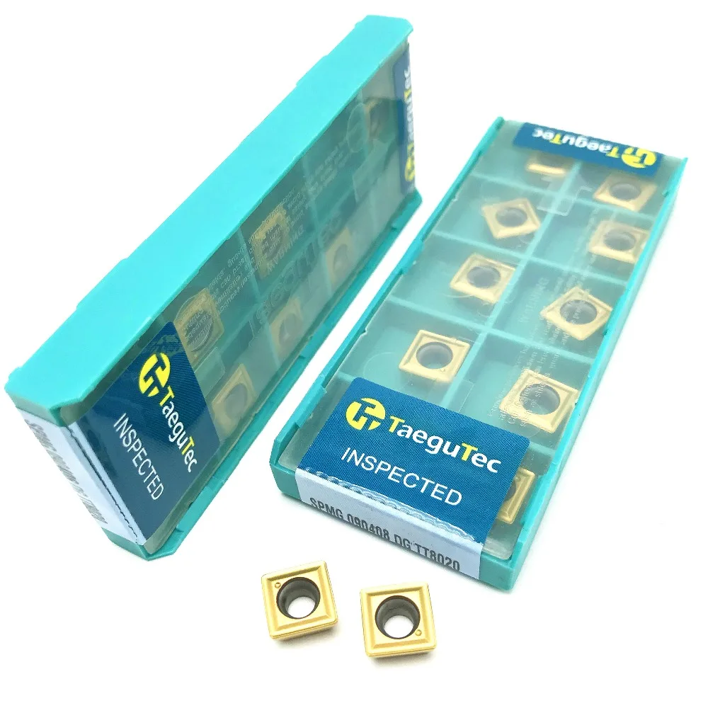 

10pcs SPMG 090408 DG TT8020 tungsten carbide inserts turning tools SPMG090408-DG TT8020
