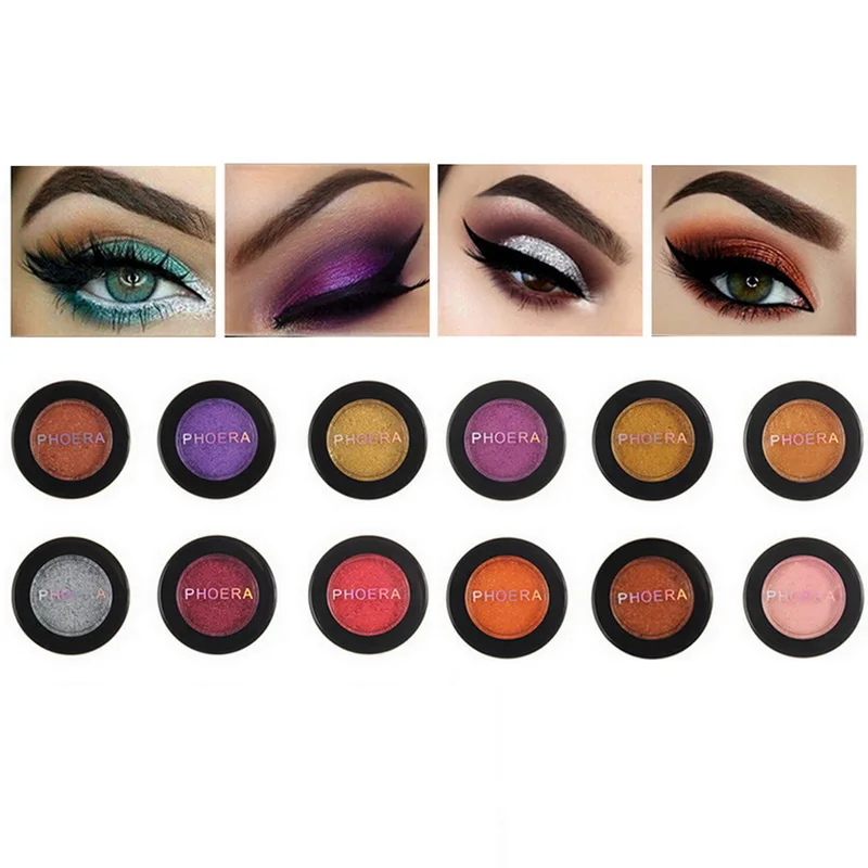 

PHOERA Matte Eye Shadow 12 Colors Eyeshadow Powder Pigment Nude Long Lasting Available Makeup Water-Resistant for Autumn New Hot