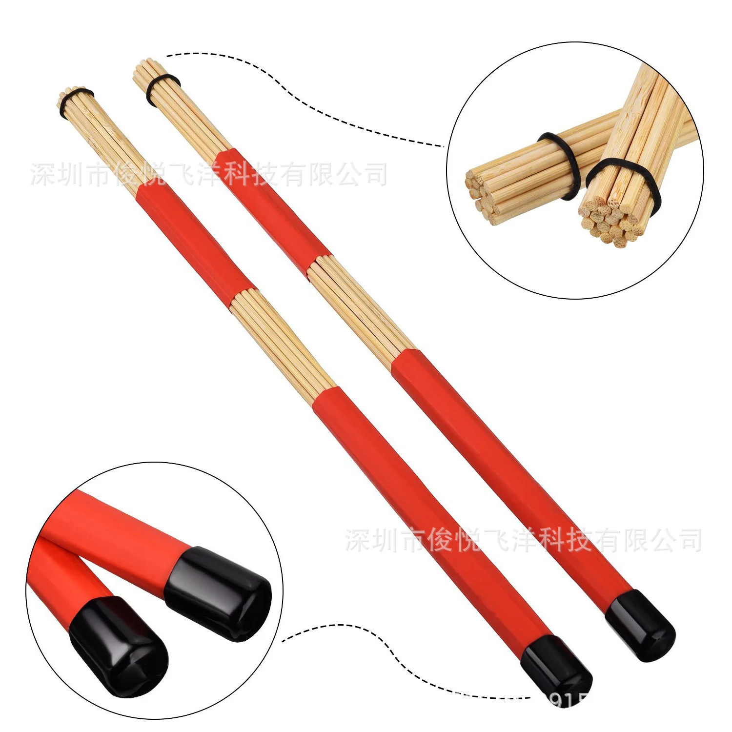 Steel brush+19Bamboo sticks+storage bag-1