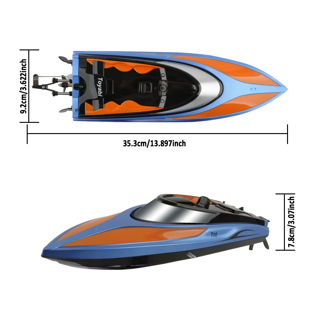 Радиоуправляемая лодка 30 км/ч высокоскоростная гоночная лодка с дистанционным управлением лодка с 2 батареями дистанционного управления RTR игрушки для детей рождественские подарки