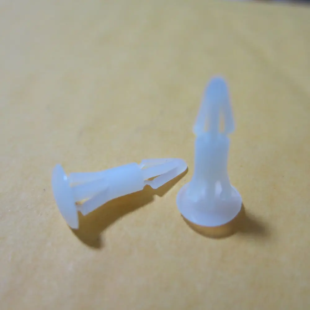 

100Pcs RC-12 Nylon plastic Snap-In fixed rivet screw Spacer Standoff PCB circuit board 4mm Hole Locking Posts support