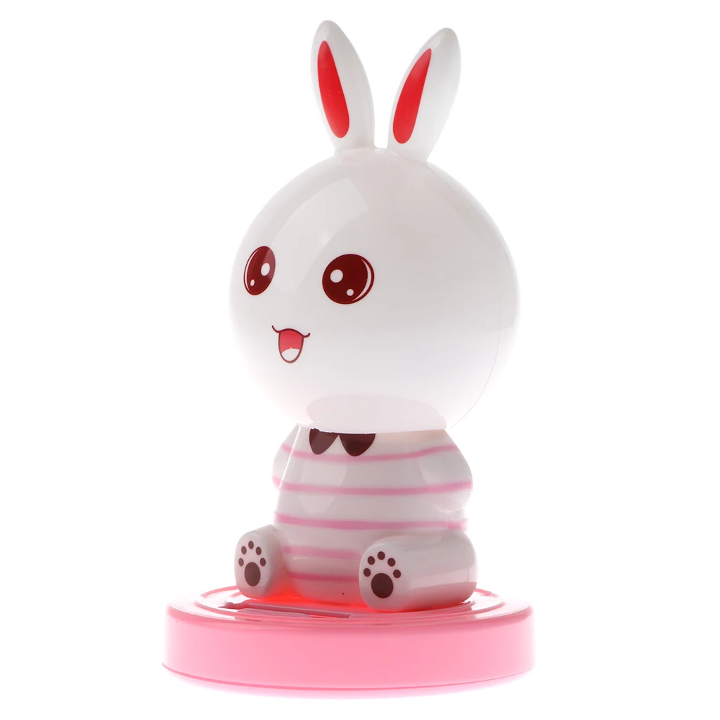 Kids Solar Powered Waving Hands Fortune Cat Kitten Animal Swinging Toy Car Home Ornament Decor Kids Xmas Gifts Gag Prank Toys