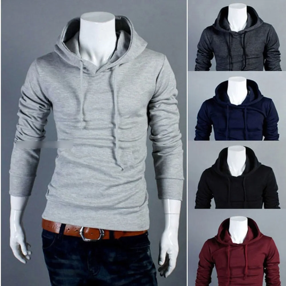 NEW Mens Slim Fit Sexy Top Designed Hoodies Jackets Coats Tops 5Color 4Size Hot Sale MN933 | Мужская одежда