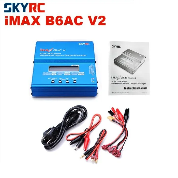 SKYRC iMAX B6AC V2 AC/DC двойной мощности профессиональный баланс 6A зарядное устройство/2A Dis зарядное устройство SK-100008-01