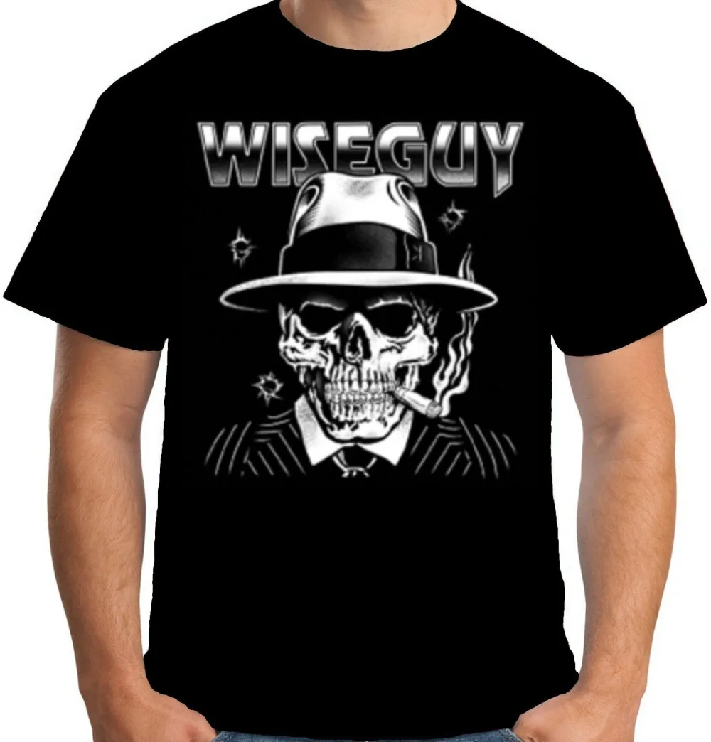 Качественные футболки в новом стиле Velocitee Wo men s Wise Guy T Shirt Mobster Mafia Thug Pimp Skull Evil Horror men Streetwear T-Shirt Качественные футболки в новом стиле Velocitee Wo men s Wise Guy T Shirt Mobster Mafia Thug Pimp Skull Evil Horror men Streetwear T-Shirt