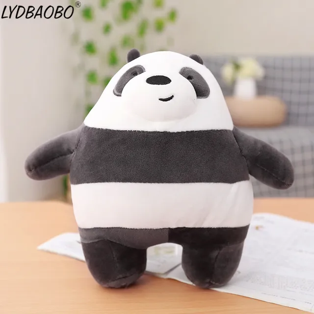 LYDBAOBO 1PC 30CM High Quality We Bare Bears Cartoon Bear Stuffed Cute
