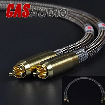 

Pair Audiophile 4N 99.99% OFC RCA To RCA Audio Interconnect Cable Phono Jack Hi-Fi RCA Cable W/ Shiled,0.75m 1m 1.5m 2m 3m 5m