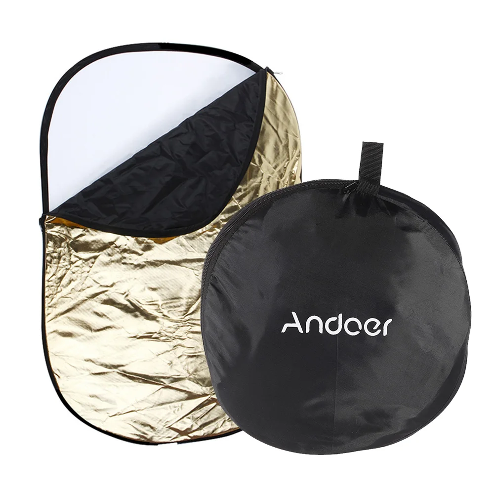 Andoer 60x90cm 24''x35'' 5 In 1 Multi Disc Photography Studio Photo Collapsible Light Reflector Handhold Portable |