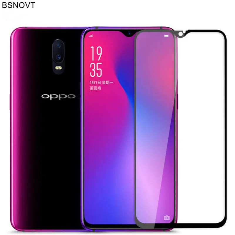 Для OPPO A7 стекло закаленное для Защитная пленка экрана телефона полный клей