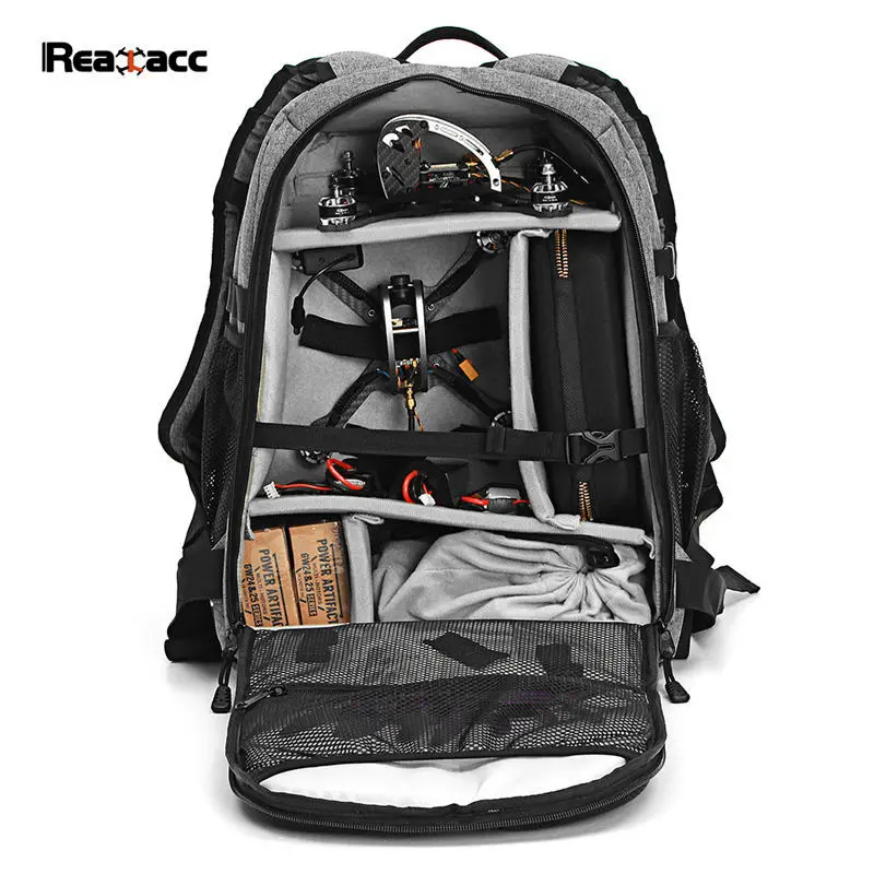 

Realacc Waterproof Transmitter Beam port Bag Backpack Soft Case Suitcase For RC Models Drone FPV Racing Multirotor Quadcopter