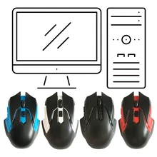 2,4 ГГц Универсальный беспроводной игровой мыши USB приемник для компьютера ПК ноутбука