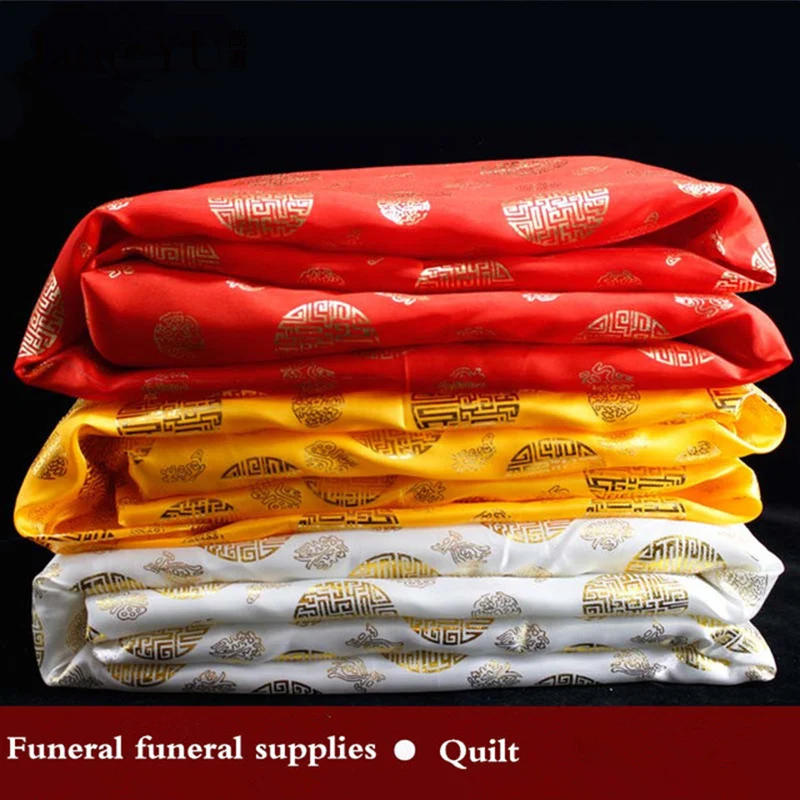 

185*85cm Woven damask tang suit cheongsam graveclothes costume hanfu quilt cover silks and satins quilt