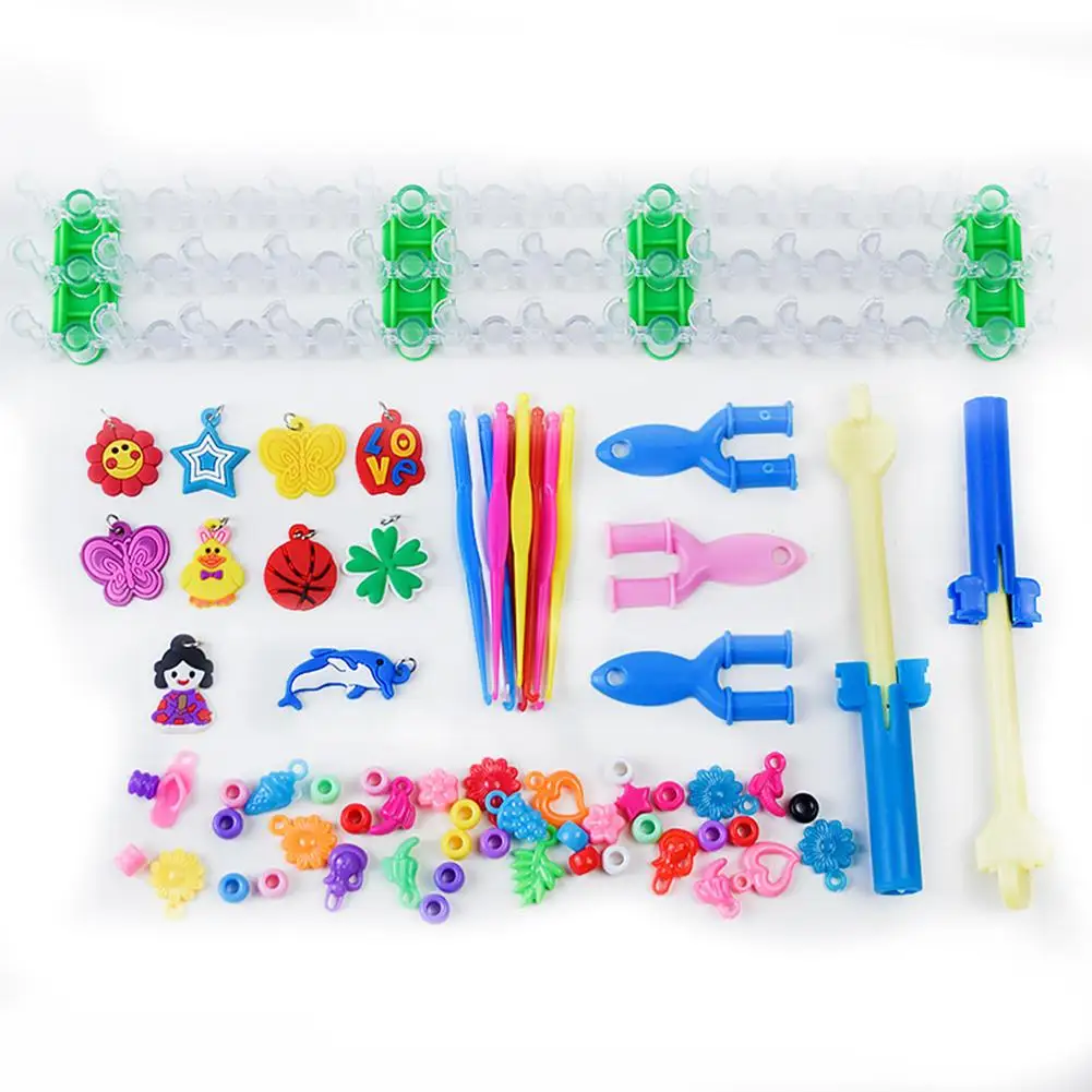 Тканые резиночки цветные Резиночки для плетения браслетов Twister Case Kit, набор инструментов для изготовления браслетов, комплекты для детей
