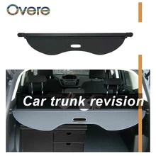 OVERE 1 ensemble couverture de coffre arrière de voiture pour Ford Escape/Kuga 2013 2014 2015 2016 noir bouclier de sécurité ombre Auto accessoires