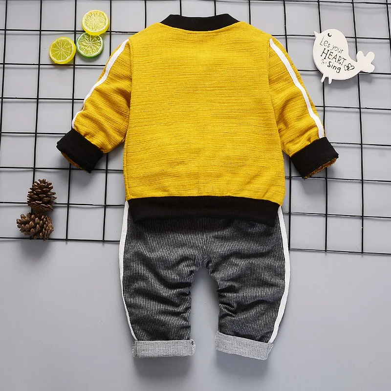 Roupas de Algodão dos Desenhos Primavera Outono Bebê Meninos Meninas Animados Urso Cabolsa t Camisa Calças 3 Pçs - Sets Crianças Moda Esportes Casuais Fatos Treino 13 algodão dos desenhos animados urso casaco t