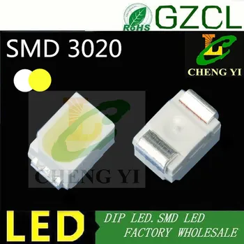 

7-8LM Warm White 3020 Surface Mounted led diode 2700-3000K smd 3.0*2.0mm led 3.0-3.5V