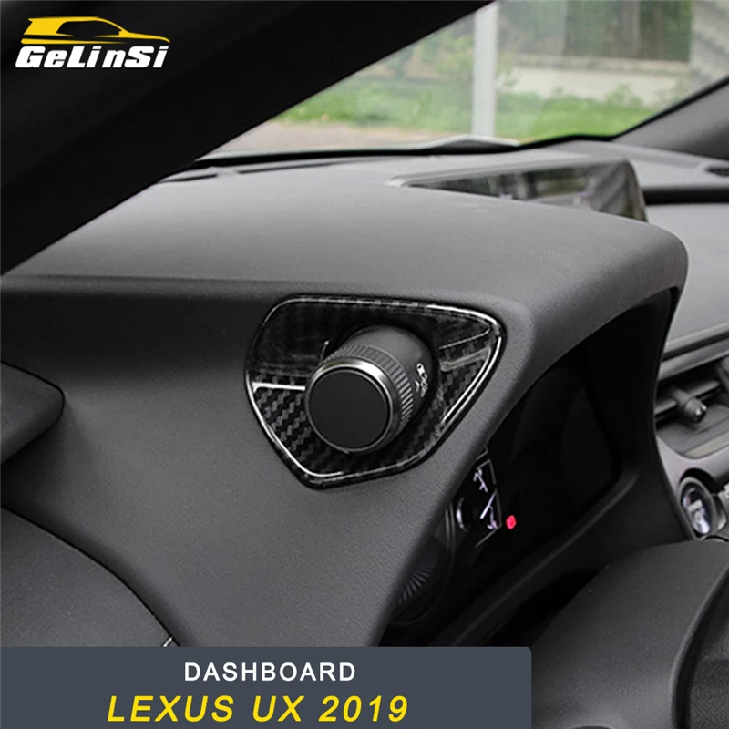 

GELINSI Dashboard Panel Cover Trim Frame Sticker Interior Accessories for Lexus UX 2019 Car Styling