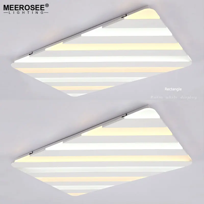 

Modern Led Ceiling Light Rectangle Lamp For Living Dining Room Alternative Light Color Ceiling Lamp Lustre Luminaires Lighting