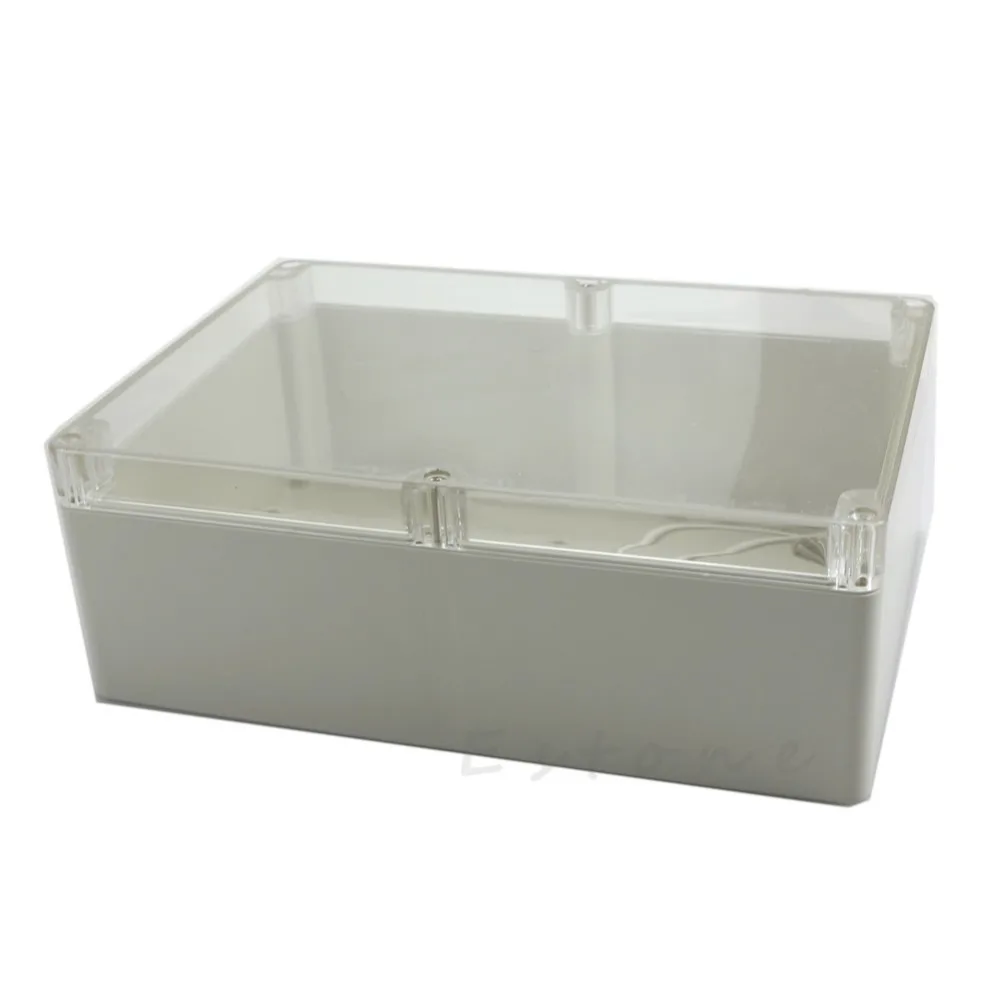 265x185x95mm Waterproof Clear Plastic Electronic Project Box Enclosure Case OCT24_40