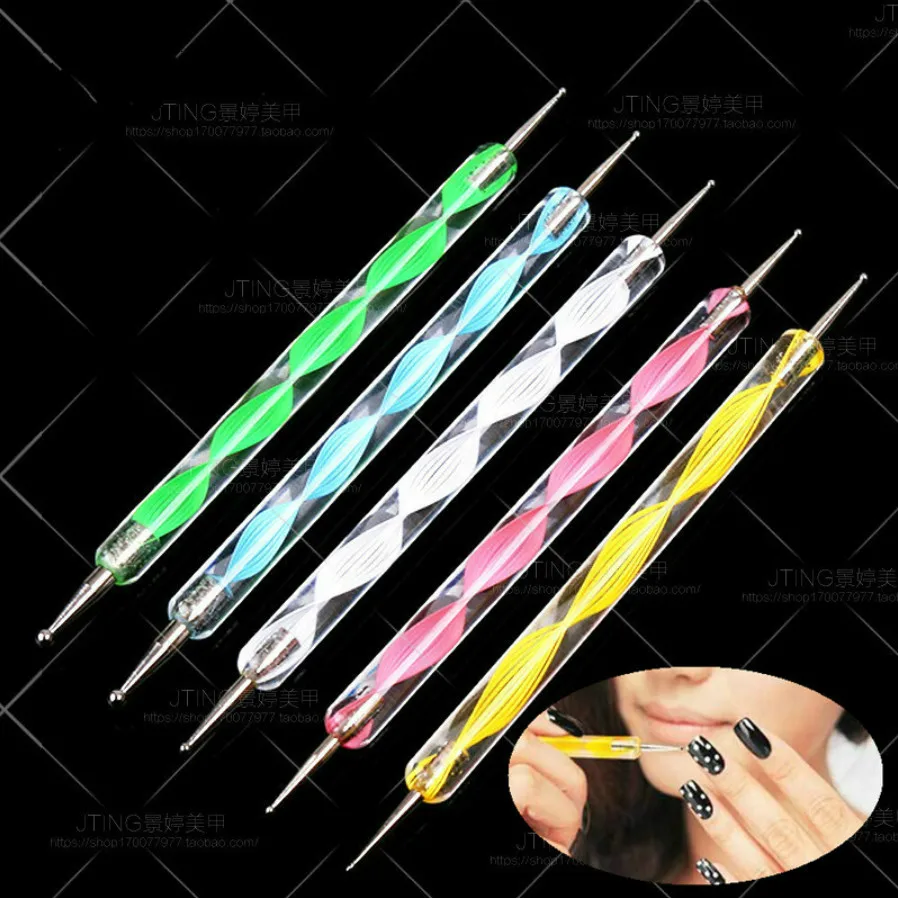 

1 PCS 2 Way Dot Pen Gel Polish Set All Manicure Semi Permanent Top Coat UV LED Gel Varnish Soak Off Nail Art Gel Nail Polish