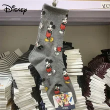 Носки для взрослых Disney милые носки с микки маусом модные