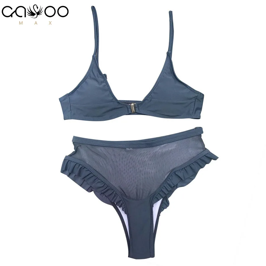 Buy Net Yarn Bikini Set Swimwear Bandages Badpak Women