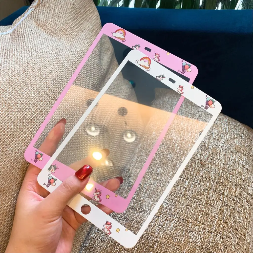 Единорог Розовая пантера шаблон протектор экрана для Apple iPad Mini 4/5 7,9 дюймов закаленное стекло 3D 9H стеклянная пленка