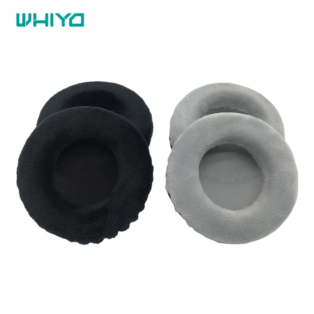 Whiyo 1 Pair of Velvet Leather Ear Pads Cushion Cover Earpads Replacement Cups for Bluedio T5 T 5 Headphones