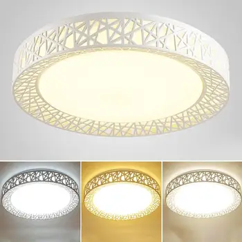 

Creative Round Bird Nest Modern Living Room Bedroom LED Ceiling Light Decor Lamp Hot