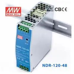 MEAN WELL NDR-120-48 один выход 120 Вт 48 В 2.5A промышленные din-рейки установленная средняя мощность питания NDR-120