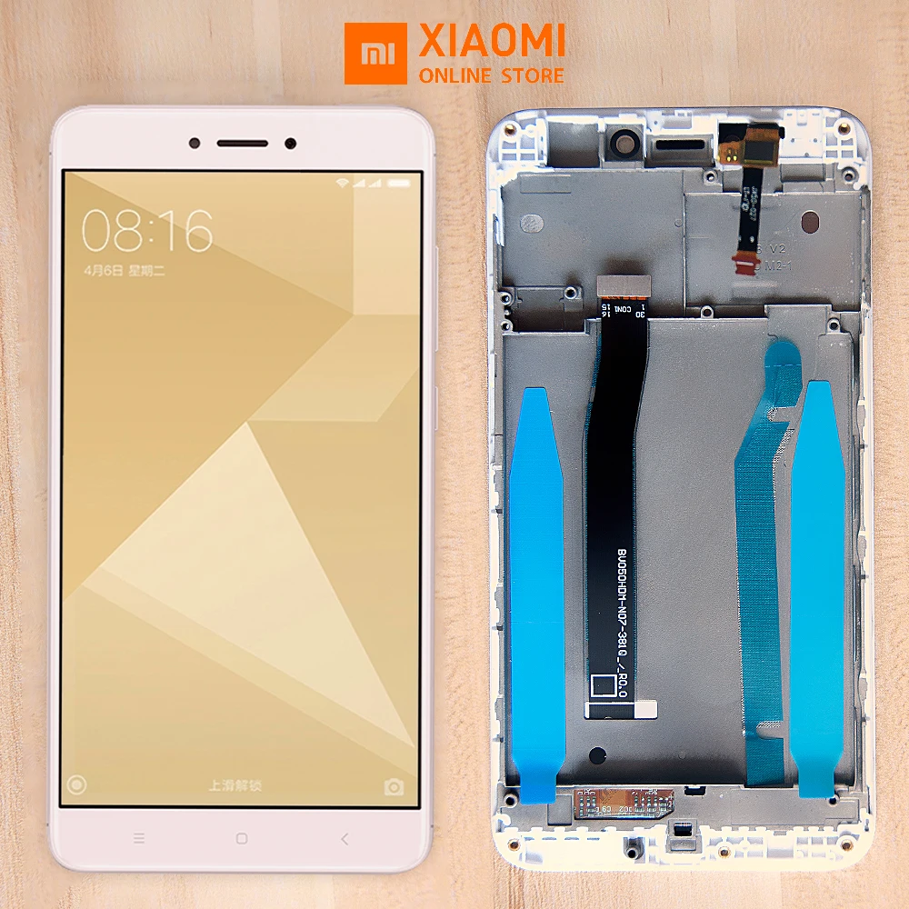 

Original 5.0'' Display For Redmi 4x LCD Touch Screen Panel Digitizer Assembly With Frame For Xiaomi Redmi 4X Screen Replacement