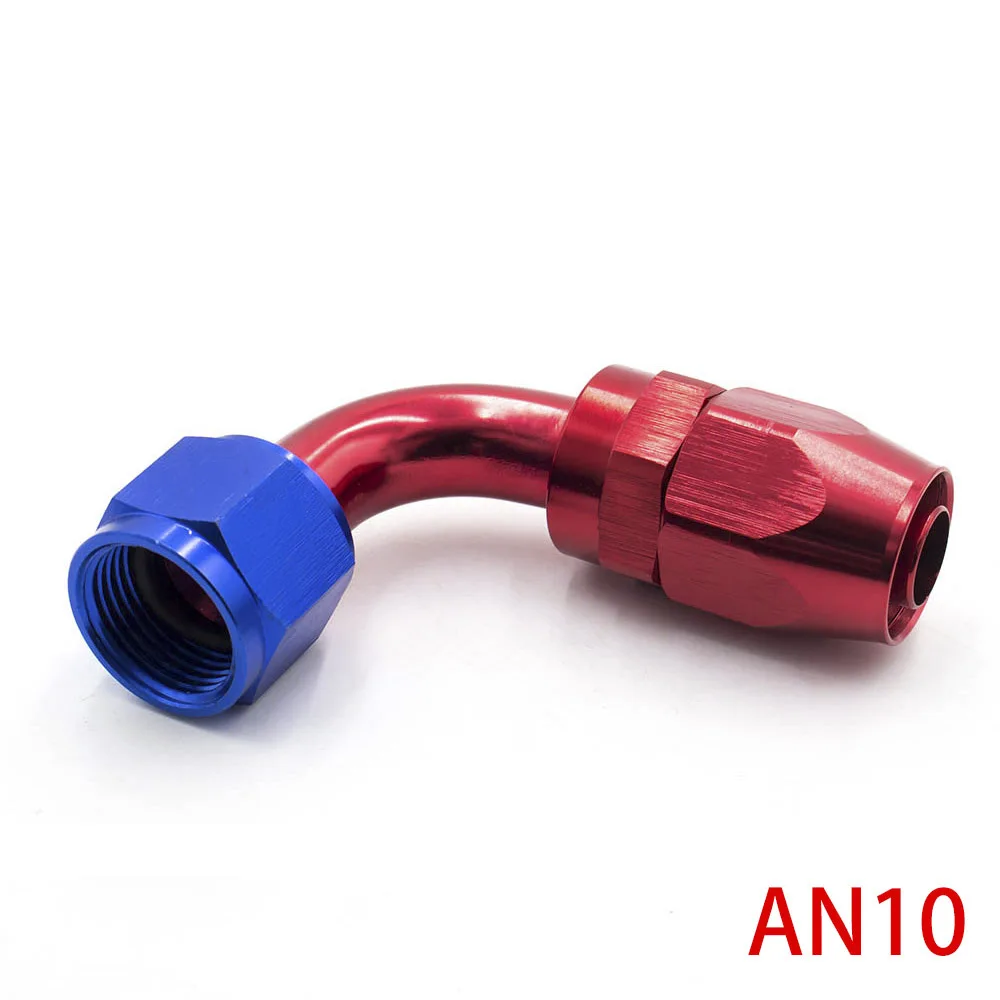 High Performance Fitting AN10 Aluminum Fittings 90 Degree Oil/Fuel
