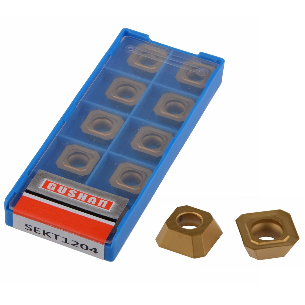 

10pcs SEKT1204 D9030T Milling cutter Carbide Inserts,Face Mill KM12 Milling Cutter,Milling cutter tools