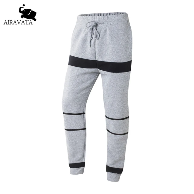 Men's Fleece Sweatpants Elastic Waist Warm Pants Winter Fleece Pants