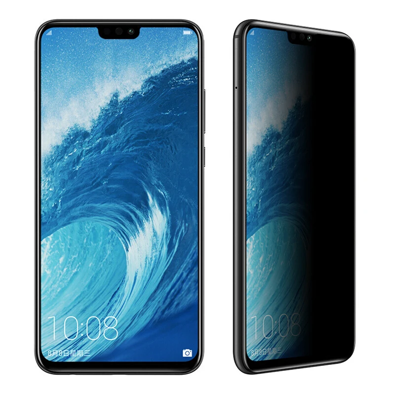 EXUNTON для Huawei Honor 8X анти шпионское закаленное стекло Защита экрана Max Защитная