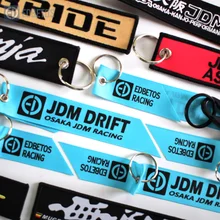 Jdm Гоночный брелок EDBETOS дрейф Jdm Осака брелок Jdm Kanjo-производительность двигателя брелоки/Бирюзовая одежда молния как Fck ключевые метки