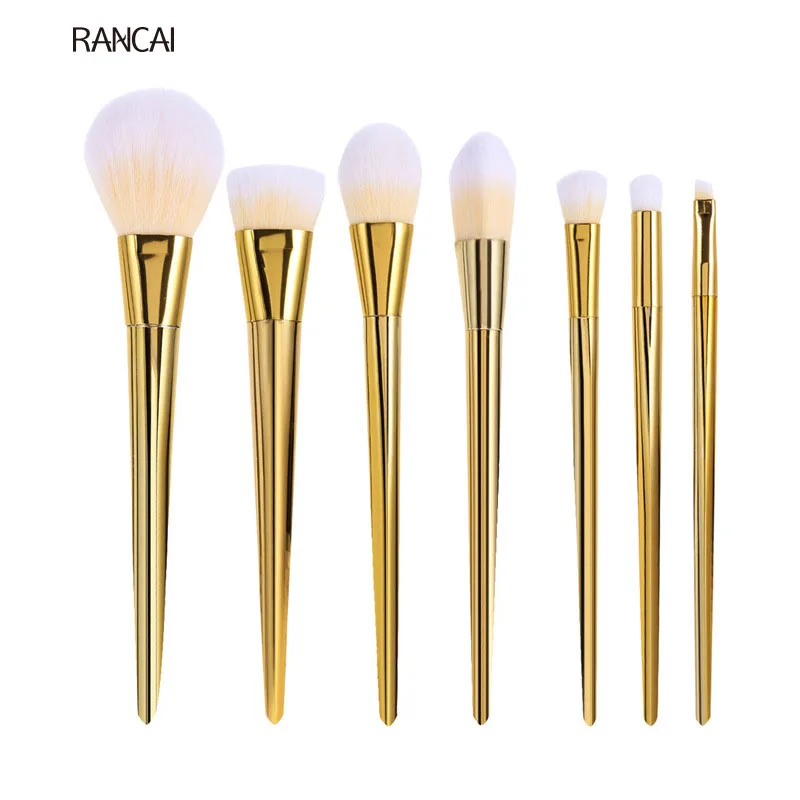 

7pcs Professional Pointed Handle Makeup Brushes Set Powder Foundation Eyeshadow Blush Face Brush Cosmetic Tools Kit 5 Colors