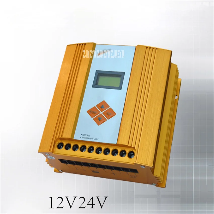 

High-quality 12V/24V MPPT 600W Charging Controller High-end Type LCD Display Wind And Solar Hybrid Power Controller SSWC061224TA