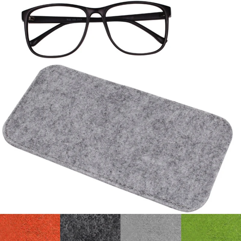 Популярные высококачественные полезные мягкие фетровые солнцезащитные очки чехол квадратный сплошной цвет легко носить с собой макияж очки Сумки