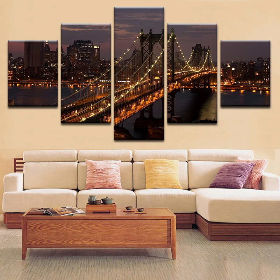 HD Prints Decor Bedroom Or Living Room Bridge City ...