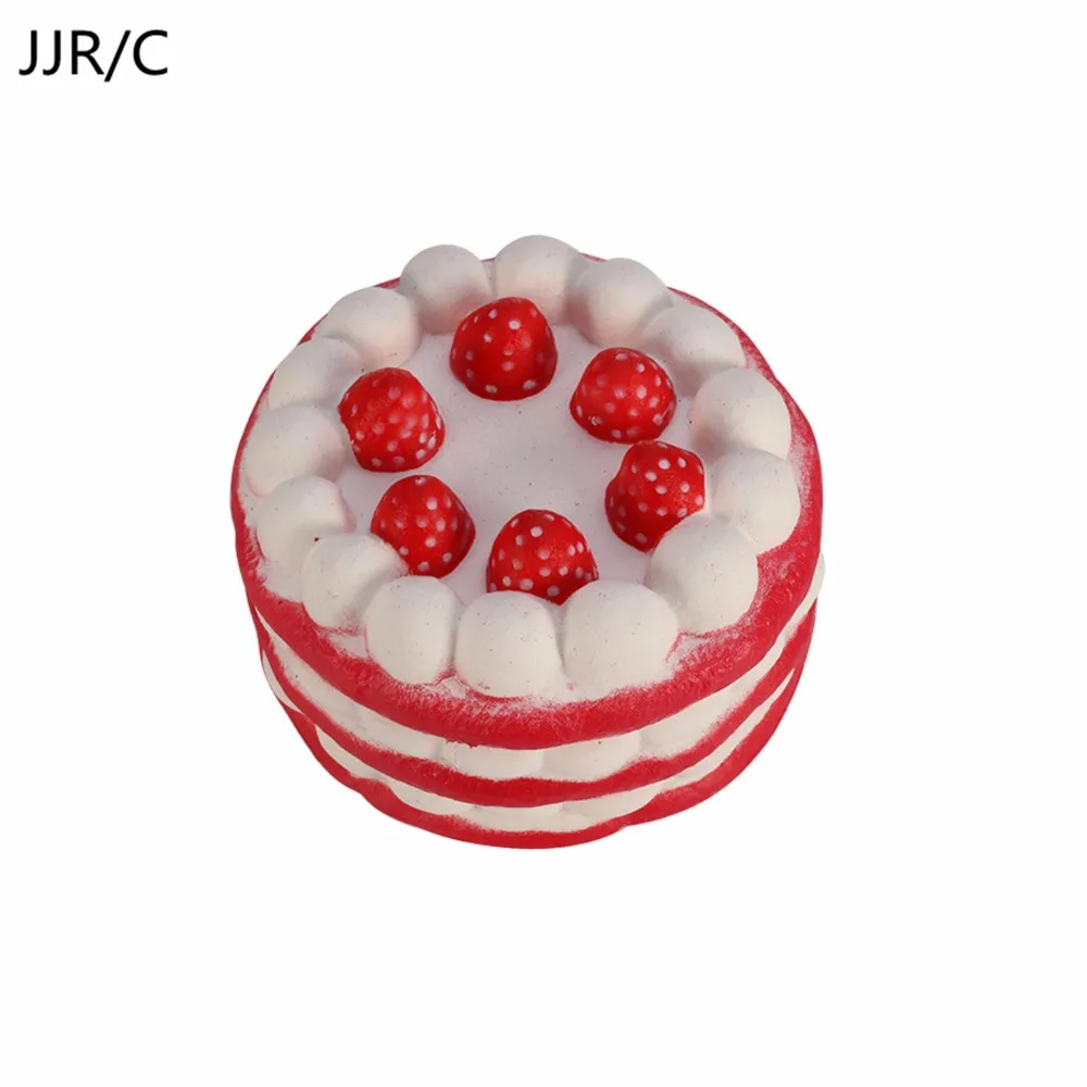 

JJR/C Birthday Cake Decoration, Simulation Cake Material PU Artificial & Creative Fake Cake Decoration For Children Funny Gifts