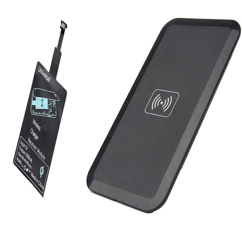 Qi Wireless Charging Kit Charger Adapter Receptor Pad Coil Receiver For iPhone Xiaomi Android Phones
