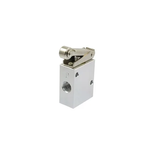 

JM-07 Air Drive Pneumatic 1/4 BSPT Thread Roller Type Solenoid Air Pneumatic Mechanical Valve 2 Position 3 Way 0 - 8kgf/cm2