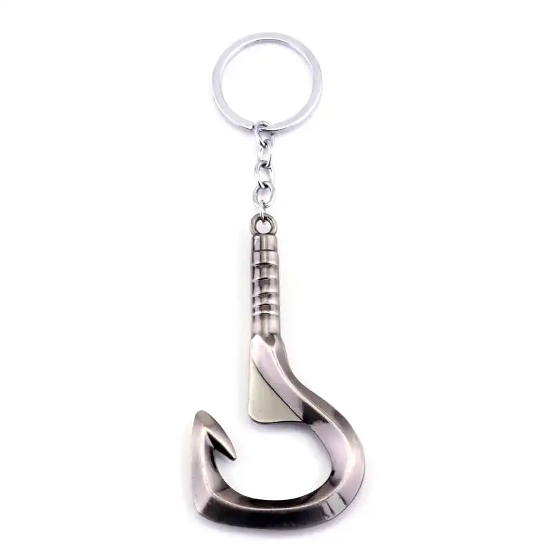 Mqchun Game Accessories Dota 2 Keychain Pudge Hook Bottle Opener Keychain Weapon Model Keyrings Dota 2 Keychains 50