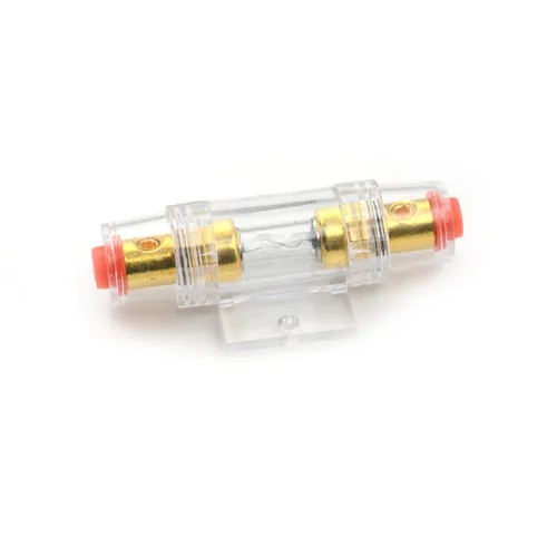 

Car Vehicle Subwoofer Audio In Line AMP Amplifier Cable AGU 4 Gold Plated Fuse Holder Block