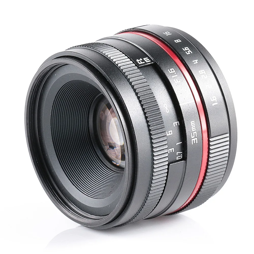 35 мм f/1,6 ручной объектив с фиксированным фокусом APS-C F1.6 DSLR объектив камеры для sony E крепление для Canon NIKON sony PENTAX lumix samsung
