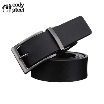 

Cody Steel Men Belt Cow Split Leather Casual Man Fahion Belt Pin Buckle Scrub Male Luxury Brand Belts