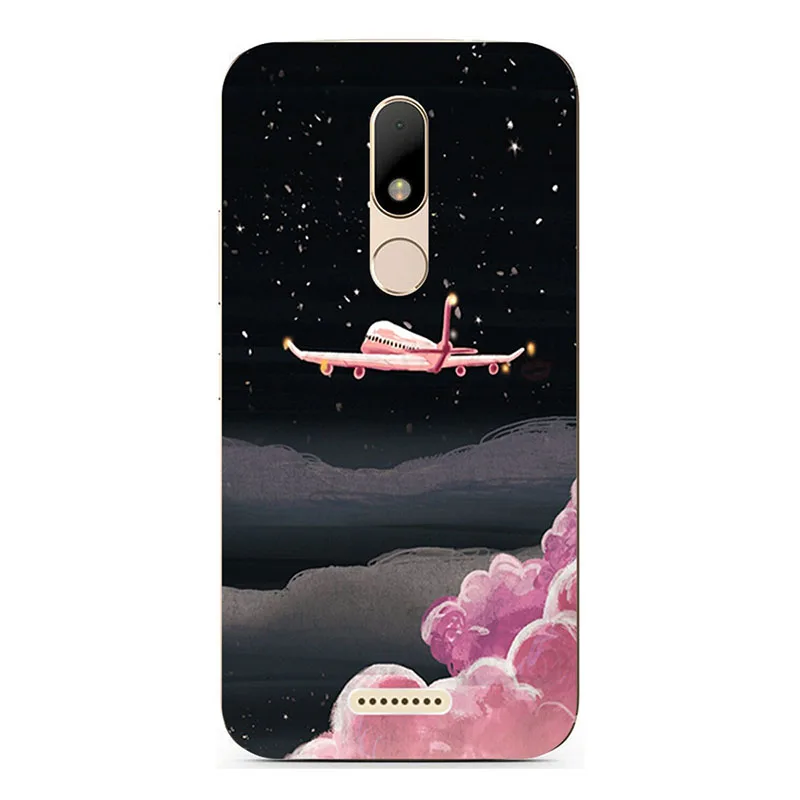 Силиконовый чехол для Moto M XT1662 5 дюйма милый мультяшный Motorola XT1663 мягкие чехлы из