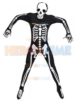 

Adult Ghost Skull Black Fancy Costume Halloween Cosplay Costume